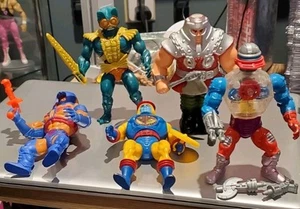 Vintage Masters of the Universe Action Figure Lot of 5 Mattel MOTU 100% Complete - Picture 1 of 6