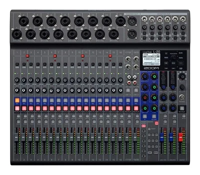 ZOOM LiveTrak L-20 Digital Mixer Multitrack Recorder 20-Channel USB Interface - Image 1 of 4