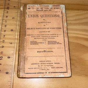 Union Questions on Select Portions of Scripture Old & New Testaments Vol IV 1834 - Bild 1 von 5