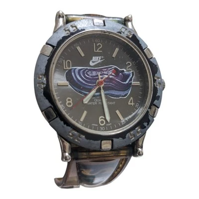 Vintage Nike Quartz Watch Novelty Sneaker Graphic Water Resistant Sport USA - Image 1 of 4