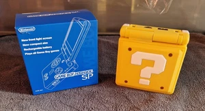 Gameboy Advance Sp Ags-001 Super Mario Edition Con Batteria Nuova + Gioco - Foto 1 di 9