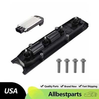 Ignition Coil Kit For 2004 - 2006 Chevrolet Malibu 2002 - 2007 Saturn Vue UF391 - Image 1 of 4
