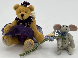 Deb Carham signiert & nummeriert 1178/2000 "Lulu and Spots" Bär 3,75" kleines Juwel - Bild 1 von 7