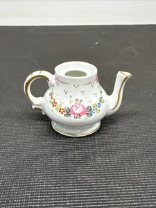 E1 Vintage Limoges France Porzellan Miniatur Teekanne handbemalt, signiert Ga0 - Bild 1 von 15