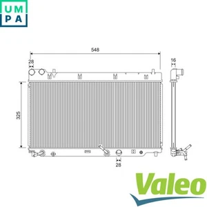 RADIATOR ENGINE COOLING 701210 FOR HONDA JAZZ/II/III L13A6L13A5L13Z1 1.3L 4cyl - Picture 1 of 6