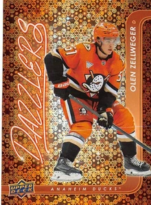 2024-25 Upper Deck Dazzlers Orange #DZ70 Olen Zellweger - Picture 1 of 2