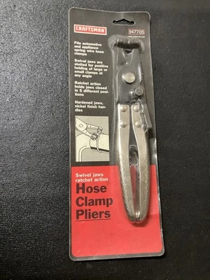 Alicates abrazadera manguera mandíbula giratoria Sears Craftsman EE. UU. 47705 NUEVO DE STOCK Foto 1 de 2