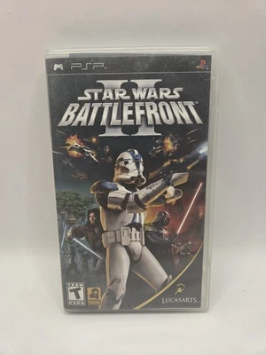 Star Wars: Battlefront II Sony PSP/UMD 2005 CIB Complete Video Game-Damaged UMD - Image 1 of 4