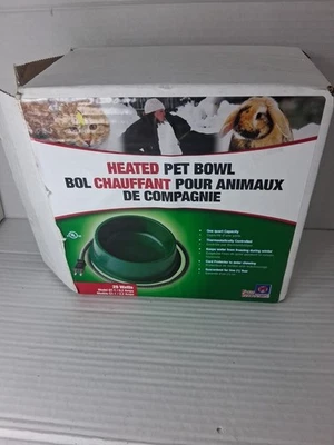 FARM INNOVATORS HEATED PET BOWL 1 QUART 25 WATTS Cat Or Dog - Image 1 of 4