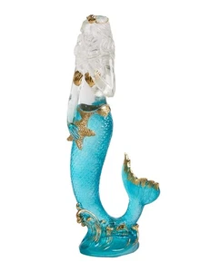 Estatua de sirena estatuilla decoración moderna escultura hogar regalos poliresina artes 9,8 pulgadas - Imagen 1 de 9