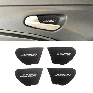 ALFA ROMEO JUNIOR BLACK ALUMINIUM DOOR TRIM PLATES  - PLAQUES DE PORTE - Imagen 1 de 1