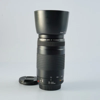 EXCELLENT Canon EF 75-300mm F/4-5.6 Ⅱ Zoom Lens - Image 1 of 4