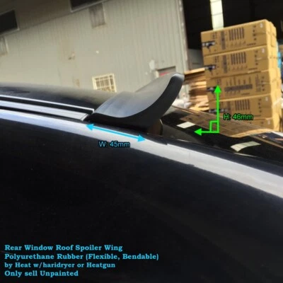 Stock 818S Type Rear Window Roof Spoiler Wing Fits 2006~2010 Dodge Charger Sedan - Imagem 1 de 4