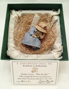 New 3" Billy Boy Blue 131/150 w/Box + Papers R John Wright Dolls VT USA 2017 - Picture 1 of 13