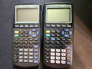 [Set of 2] TI83 and TI83+ Graphing Calculators - Picture 1 of 2