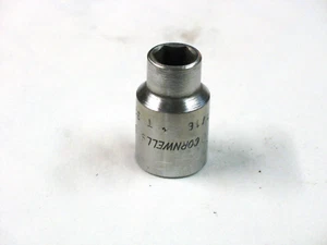 Cornwell Tools USA 1/2" Drive 7/16" Shallow 6Pt Chrome Socket T3214 - Picture 1 of 4