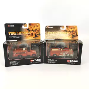 Corgi Fire Heroes Bundle Mack B ALF 900 Fire Engines Trucks CS90010 CS90011 - Picture 1 of 24