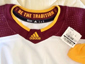 NewPlayer Issue 56-XXL MIC Made in Canada Arizona State ASU Adidas Hockey Jersey - Picture 1 of 5