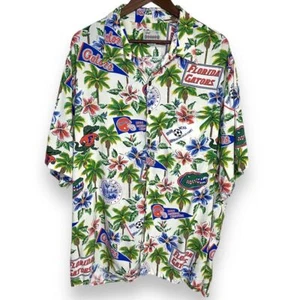 Florida Gators Shirt XXL Reyn Spooner Button Up Hawaiian Camp Rayon Vintage - Picture 1 of 6
