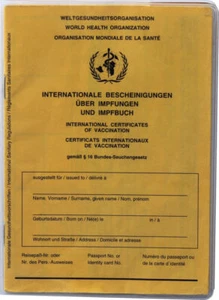 Impfpasshülle Schutzhülle Impfpassschutz Hülle transparent für neuen Impfpass - Bild 1 von 4