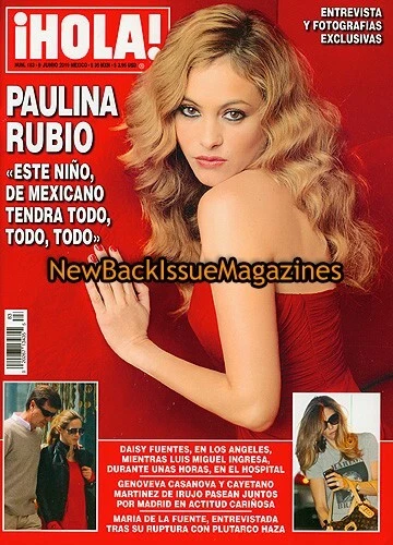 Spanish Hola (Mexico) 6/10,Paulina Rubio,Sandra Bullock,June 2010,NEW,*LAST ONE* - Image 1 of 1