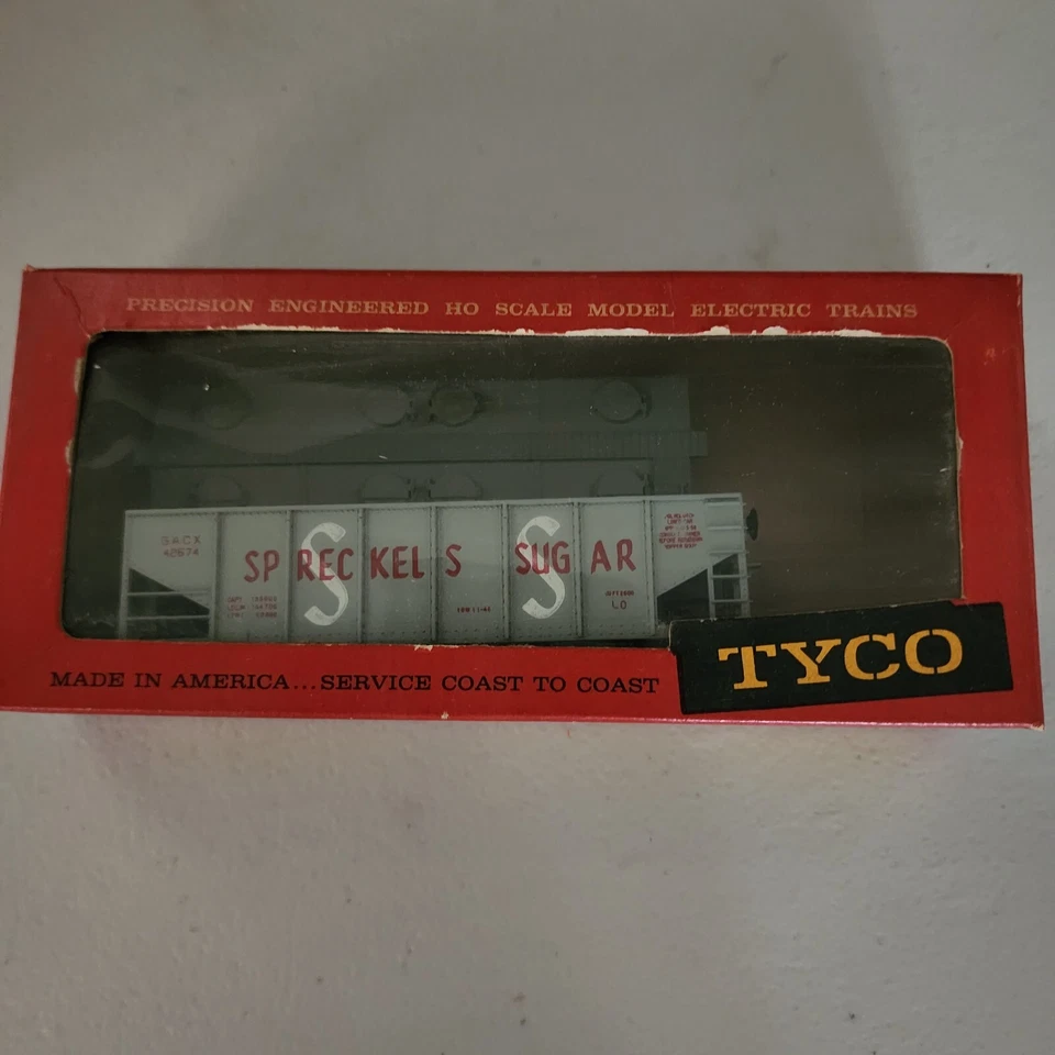 Tyco HO Covered Hopper Spreckels Sugar Operating t332b:298 - Image 1 of 3