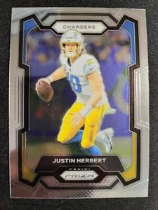 Tarjeta Prizm Justin Herbert 2023 #158 cargadores - Imagen 1 de 2