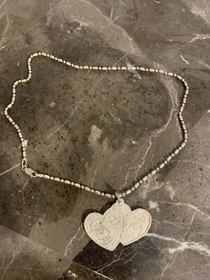 collar vintage brighton plata esterlina 925 te amamos mamá Foto 1 de 4