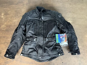 HEIN GERICKE BLACK MOTORCYCLE PADDED ASTROTECH JACKET WOMENS SIZE MEDIUM - Bild 1 von 13