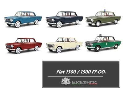 LAUDORACING 1/18 - Fiat 1300 / 1300 Taxi / 1500 Polizia 1961 - Immagine 1 di 2
