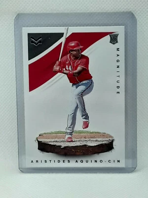 Aristides Aqunio 2020 Chronicles Magnitude Baseball - #14 RC - Cincinnati Reds - Image 1 of 2