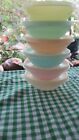 Vintage Tupperware Wonderlier Pastel Small Bowls With Seals X6 Fabulous
