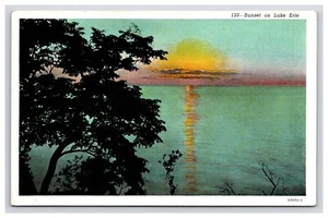 Postcard: NY Sunset On Lake Erie, New York - Unposted - Bild 1 von 2