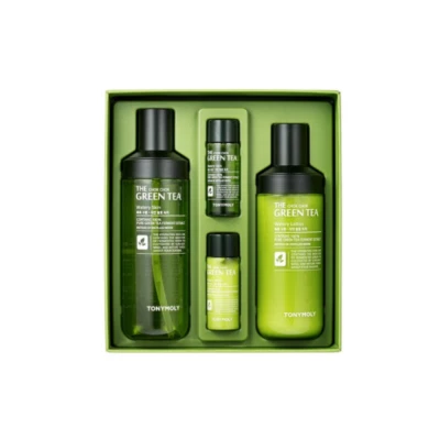 TONY MOLY зеленый чай влаги кожи 180 мл + лосьон 160 мл комплект - Изображение 1 из 4