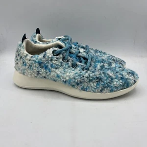 NEW Allbirds Wool Runners Fluffs Thrive Teal Blue Deep Shoes Womens Sz 8 - Picture 1 of 8