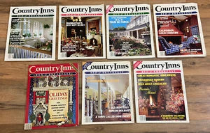 Country Inns Bed & Breakfast Magazine 1989 & 1990 LOT 7 Vintage Issues Home - Picture 1 of 12
