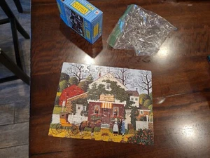 Charles Wysocki Birdie's Perch 100-teiliges komplettes Puzzle Hasbro Milton Bradley - Bild 1 von 4