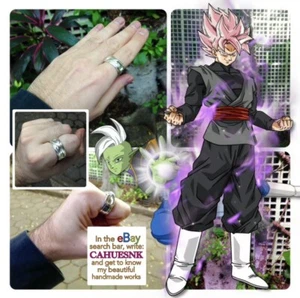 Anillo del Tiempo Goku Negro Zamasu Fusion DBS 10 mm El trabajo más hermoso es CAHUESNK - Imagen 1 de 9