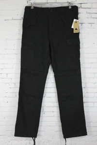 Burton Cargo Pants, Men's Size 32 Waist, True Black New - Picture 1 of 1