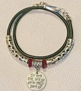 Harry Potter Sirius Black Quote Charm Black Leather Cord 2X Wrap Bracelet Bangle - Picture 1 of 5