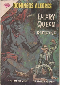 DOMINGOS ALEGRES 474 ELLERY QUEEN ABRIL 1963 NOVARO MEXICAN COMIC - Picture 1 of 1