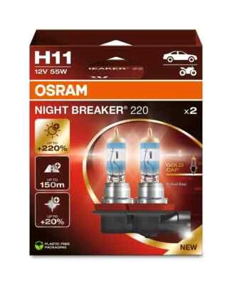 OSRAM Night Breaker 220 H11 bulbs (Twin) - Image 1 of 2