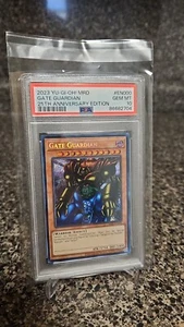 PSA 10 Gem Mint Gate Guardian MRD-EN000 Yu-Gi-Oh! Metal Raiders 2023 Anniversary - Picture 1 of 3
