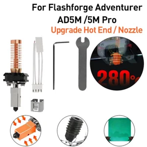 0,4 mm Hotend Kits für Flashforge Adventurer 5M Serie AD5M Pro 3D Drucker Teile - Bild 1 von 21