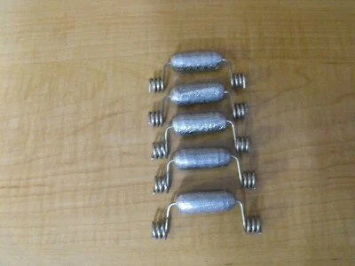 Lote de 5 RETRIEVERS DE SEÑUELOS ALDABAS ENCHUFABLES 1 1/2 OZ Foto 1 de 3