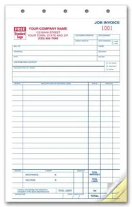 250 Órdenes de Trabajo / 2 Piezas Pequeño Formato 5.5 x 8.5 / NEBS Deluxe No. 211-2 - Imagen 1 de 1