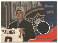 2003 Bowman Draft Day Selections Jerseys Relics #DJ-CP Carson Palmer Rookie