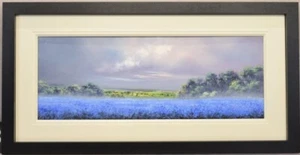 Allan Morgan - Bluebell Meadow (40 x 15) (Original Framed) - In Stock - Picture 1 of 1