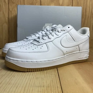 Nike Air Force 1 '07 White Gum Brown DJ2739-100 Men's Shoes NEW/10.5 M - Picture 1 of 7