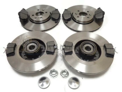 RENAULT GRAND SCENIC FRONT AND REAR BRAKE DISCS & PADS WHEEL BEARINGS ABS RINGS — 第 1/2 张图片